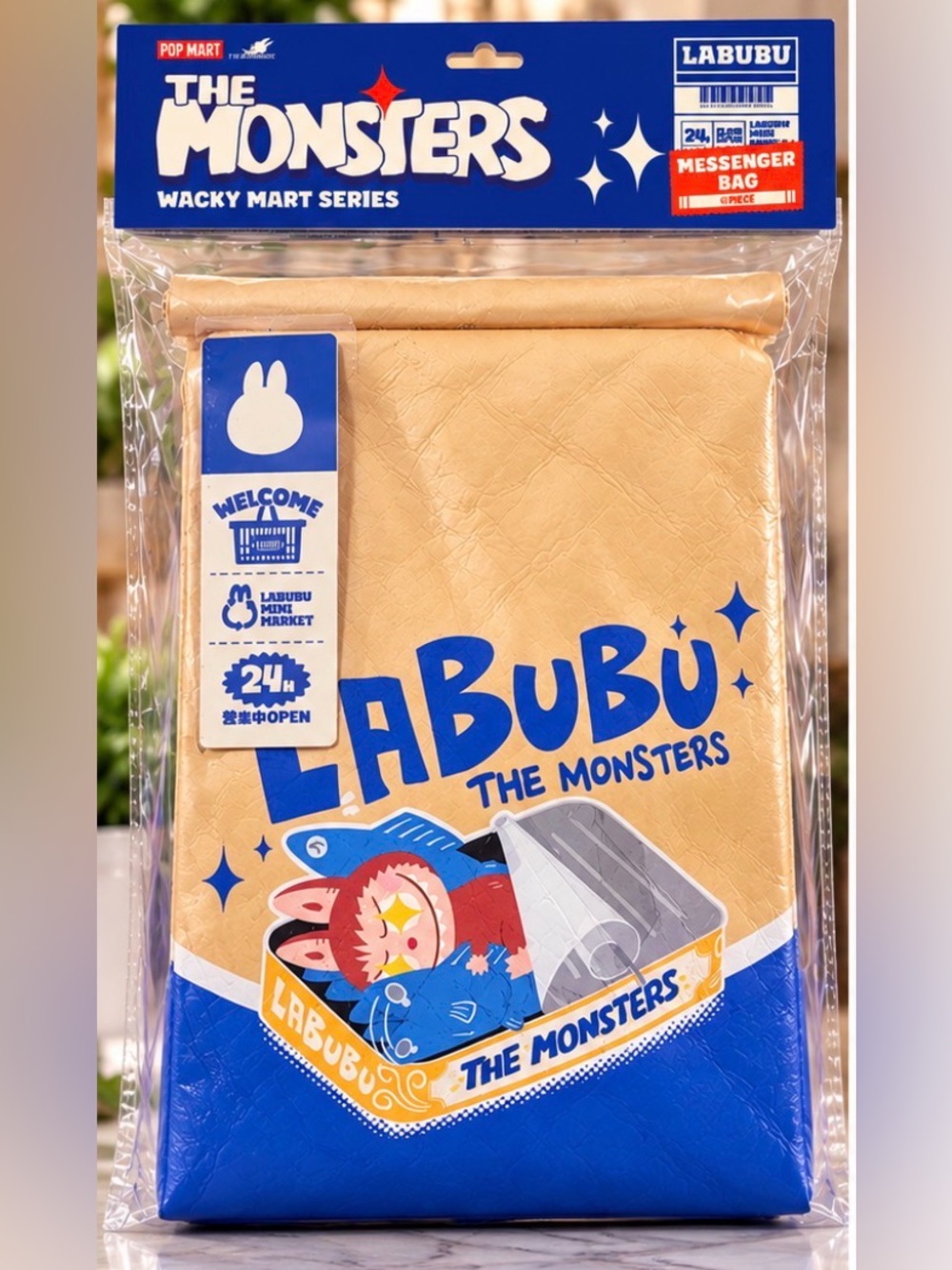 Labubu The Monsters Wacky Mart Messenger Bag – NEW